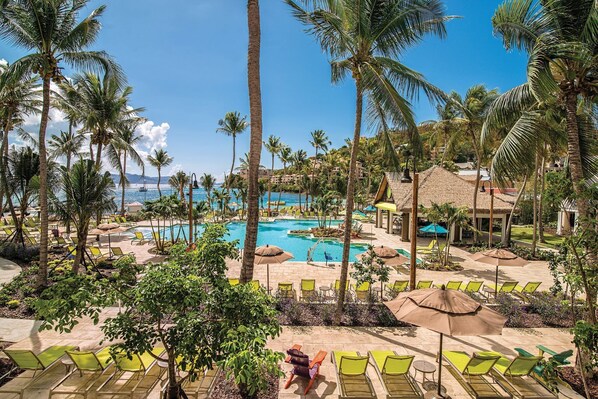 Outdoor pool, a heated pool - Margaritaville Luxury Presidential 3BR/3BA Resort - St. Thomas VI (St Thomas)