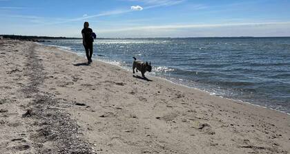 Holiday home on the beach with panoramic view