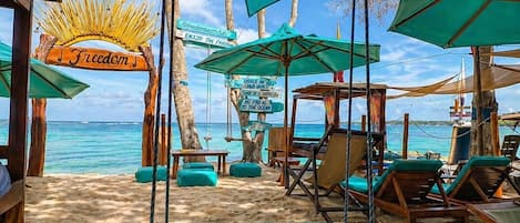 Beach nearby, white sand