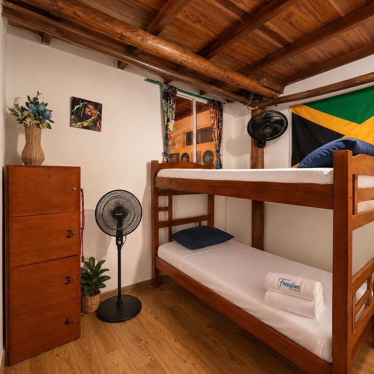 Basic Quadruple Room | Individually decorated, free WiFi, bed sheets