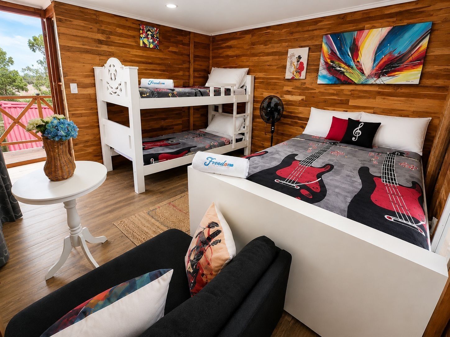 Family Room | Individually decorated, free WiFi, bed sheets