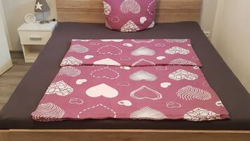 1 Schlafzimmer, kostenloses WLAN, Bettwäsche