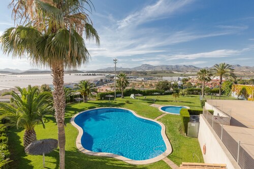 Holiday Apartment "Clayma" with Sea View, Shared Pool & Wi-Fi