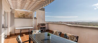 Holiday Apartment "Clayma" with Sea View, Shared Pool & Wi-Fi