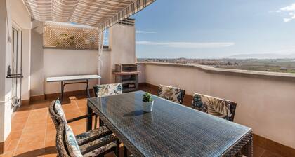 Holiday Apartment "Clayma" with Sea View, Shared Pool & Wi-Fi