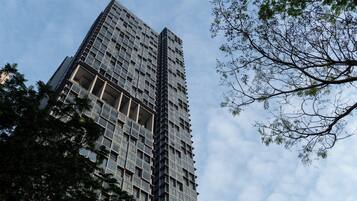 Voorkant van accommodatie