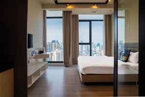 豪華套房 | 熨斗/熨衫板、免費 Wi-Fi、床單、方便輪椅出入