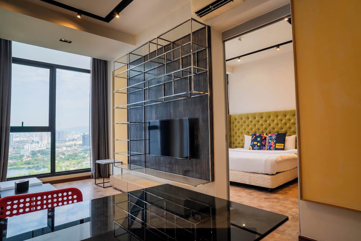 Apartamento premium | 1 quarto, ferros/tábuas de passar roupa, Wi-Fi de cortesia