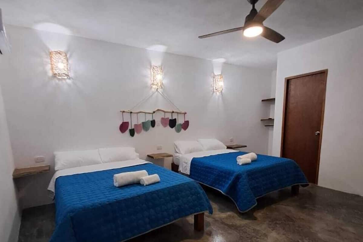 Quarto família | Roupas de cama antialérgicas, edredons de pluma, Wi-Fi de cortesia