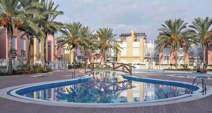 Apartment 'Laguna Beach Vera' with Shared Pool and Private Hot Tub