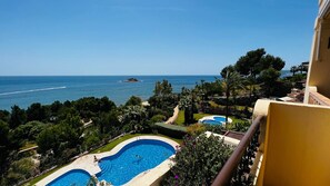 Pool - Apartment 'Villa Gadea 10-1-4' with Sea View, Wi-Fi and Air Conditioning (Altea)