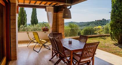 Villa "Glicine - Colleberto" with Sea View, Private Terrace & Wi-Fi