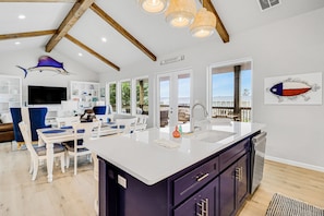 Interior - Canal-front home with private dock, covered deck, pool & W/D (Rockport)