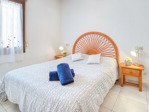 1 bedroom, iron/ironing board, travel crib, free WiFi
