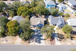 Exterior - Cozy Home With Fenced In Back Yard and Firepit! (Oak Island)
