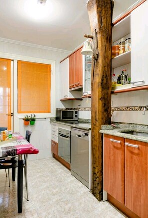 Fridge, microwave, oven, stovetop - Nuestro Refugio (Bilbo)