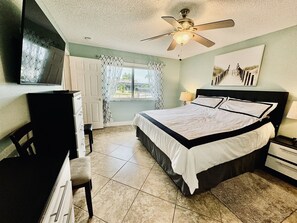 3 habitaciones, escritorio, tabla de planchar con plancha y wifi gratis 