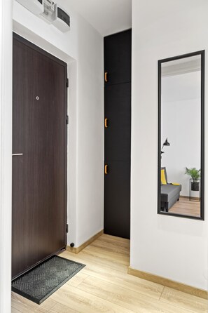 独特公寓 | 1 多间卧室、遮光窗帘、熨斗/熨衣板、免费 WiFi