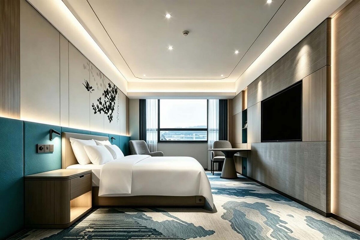 Standard Double Room | Premium bedding, in-room safe, desk, blackout drapes