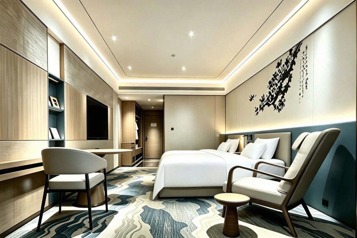 Standard Twin Room | Premium bedding, in-room safe, desk, blackout drapes