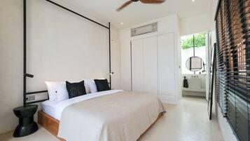 2 habitaciones y sábanas de algodón egipcio