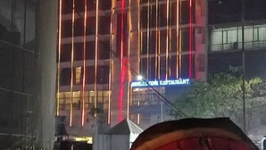 A building with a sign that reads "HOTEL ROYAL BENGAL." - Hotel Royal Bengal (Dhaka)