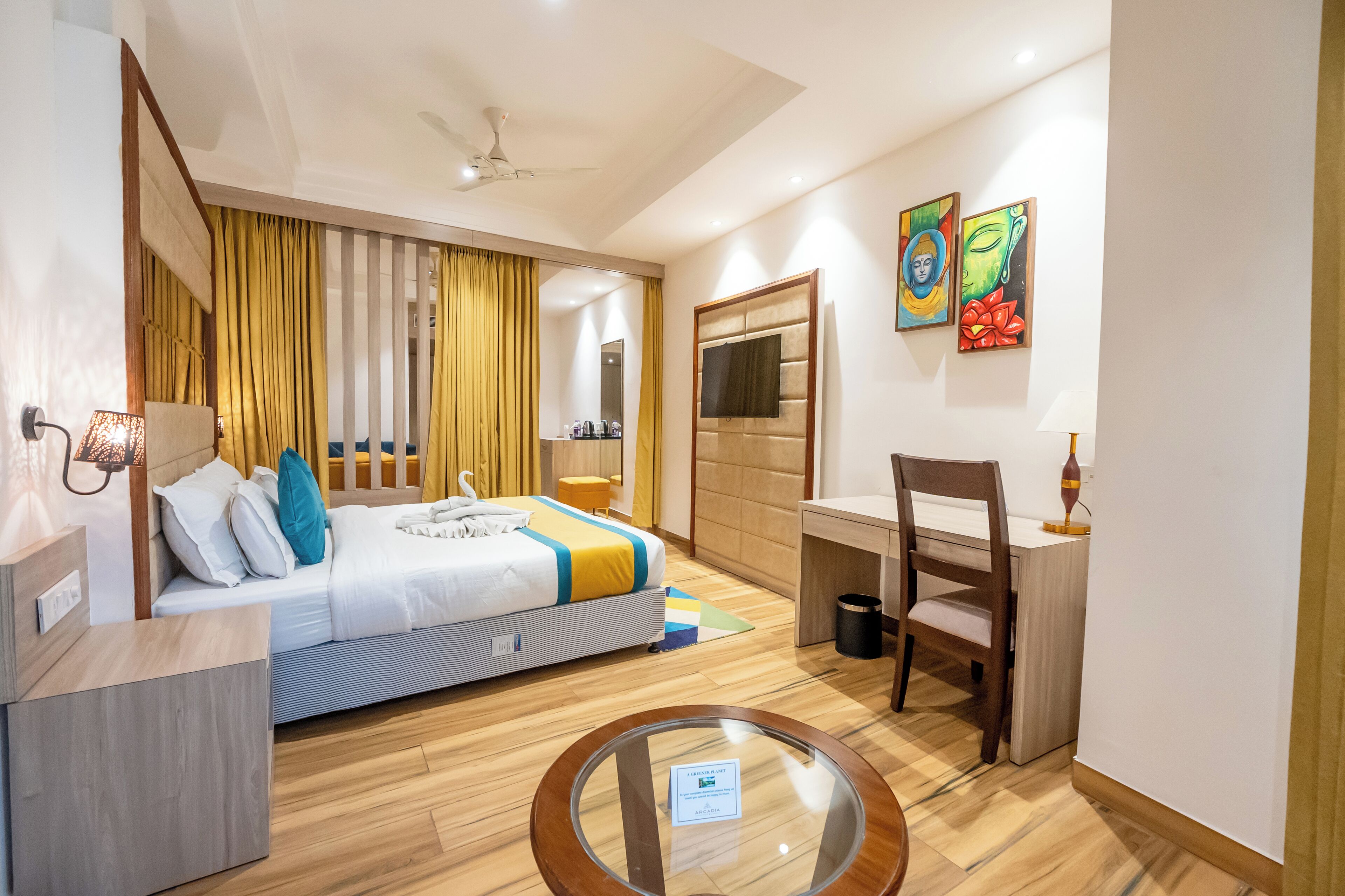Suite Deluxe | Sábanas de algodón egipcio y ropa de cama de alta calidad
