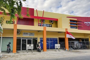 Façade de l’hébergement