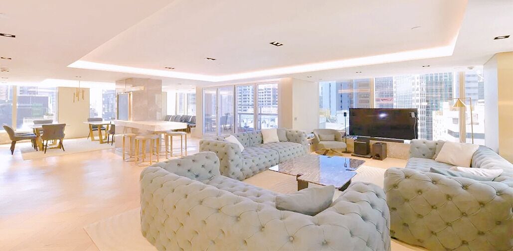 Luxury Apartment, 1 Bedroom | Living area | TV