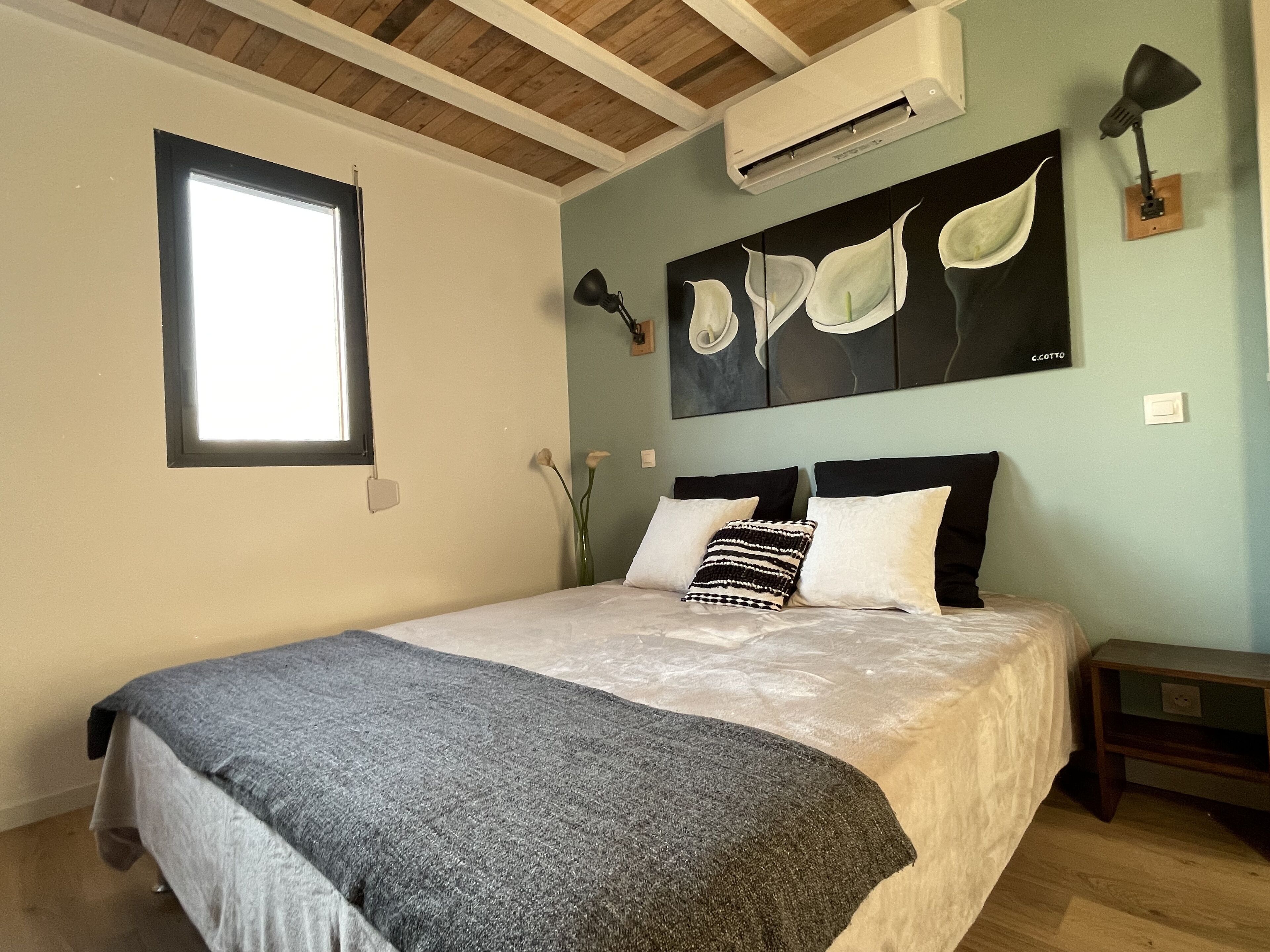 4 chambres, fer et planche à repasser, Wi-Fi gratuit, draps fournis