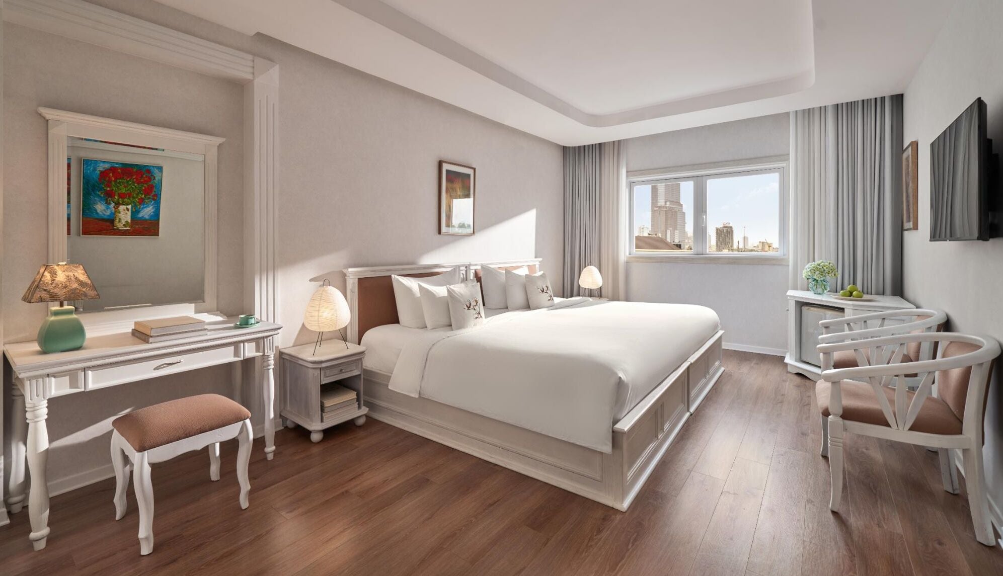 Executive Double or Twin Room | Bar mini, peti besi dalam bilik, langsir/tirai gelap terus 