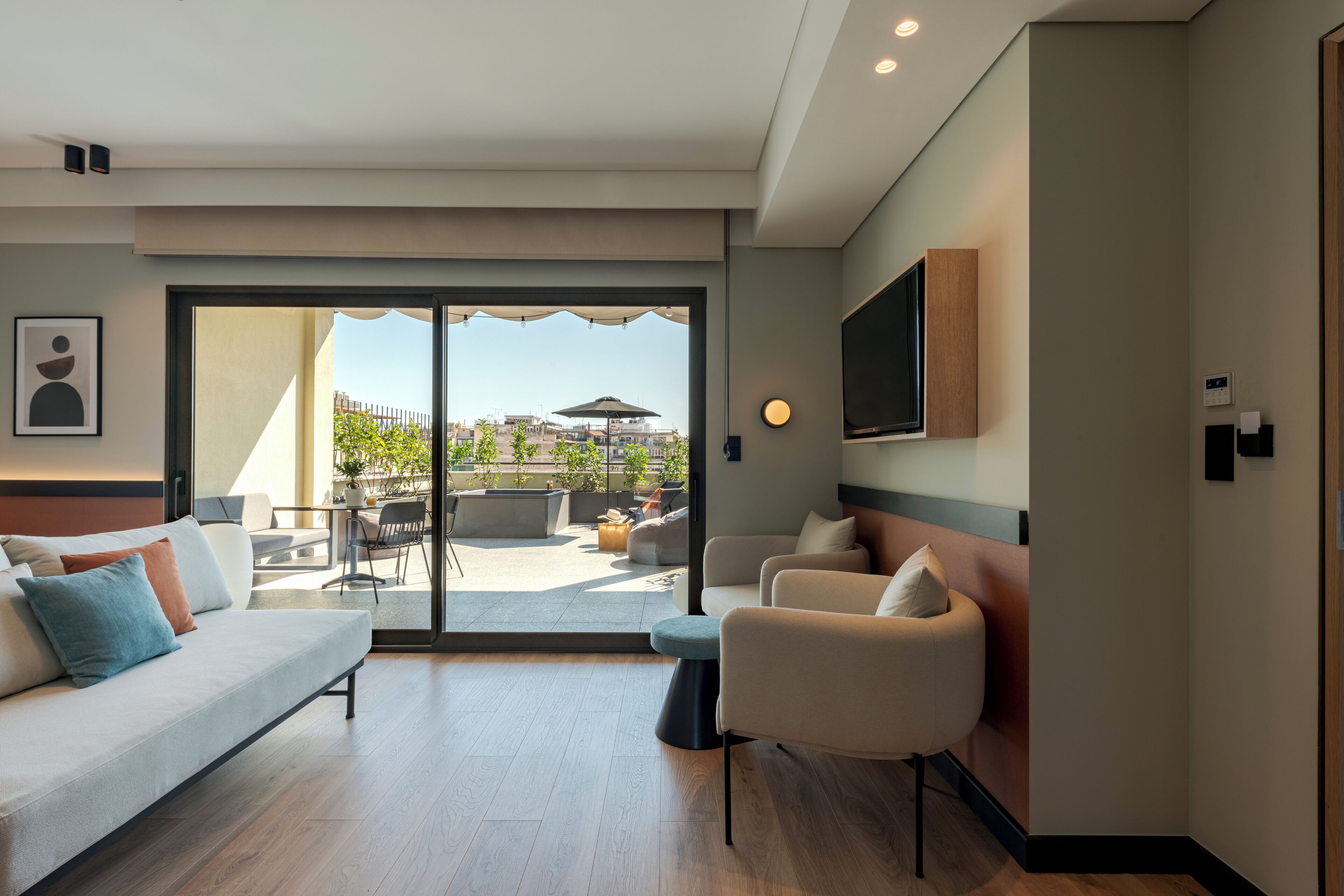 Thirtynine Suite | Opholdsområde | LCD-tv