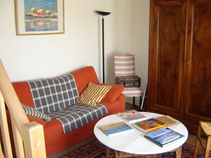 Living area - Large house 150m from beach with garden, WIFI, pets allowed, parking - 10 people (Notre-Dame-de-Monts)