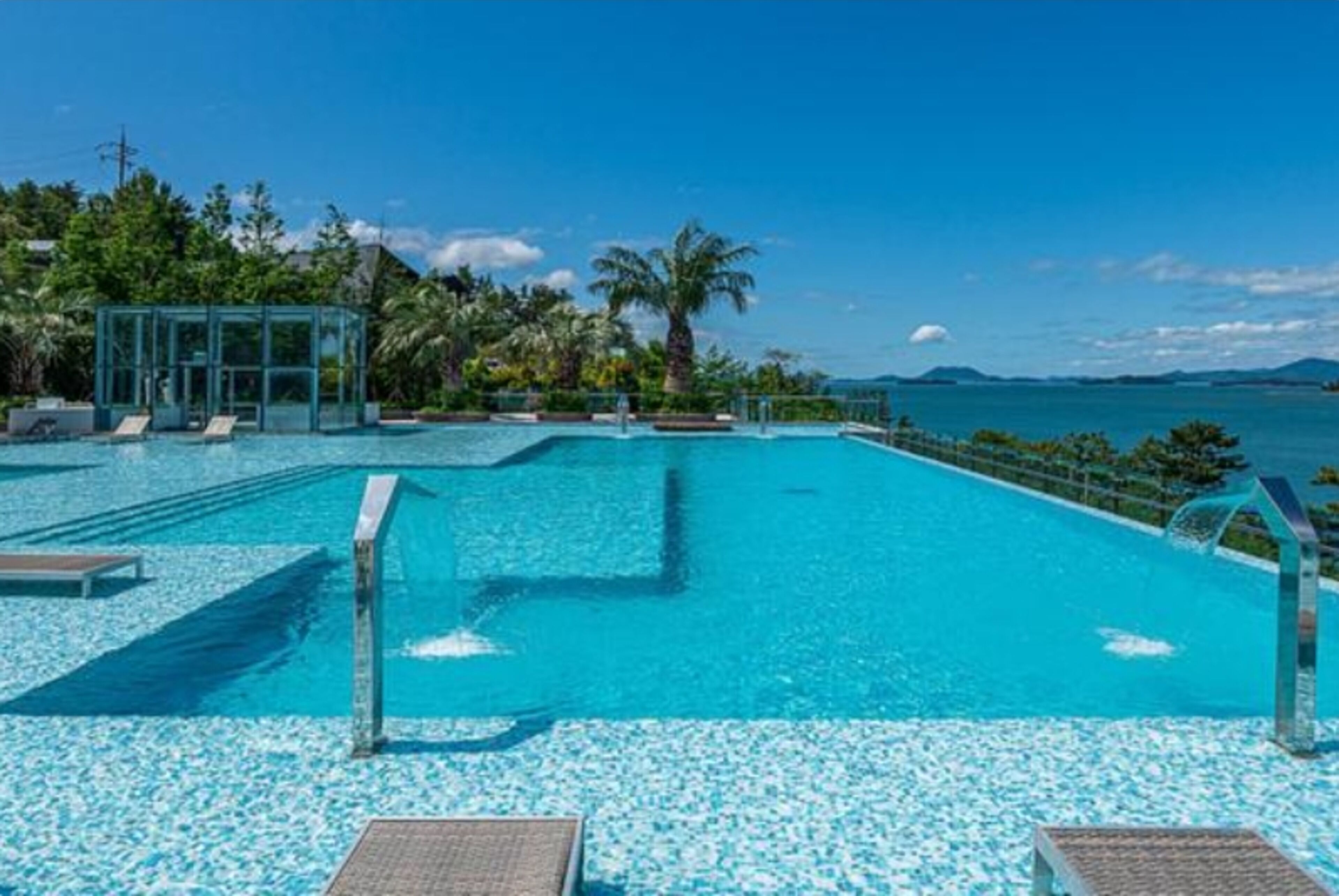 Indoor pool, seasonal outdoor pool, cabanas (surcharge)