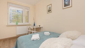 2 soverom, strykejern/-brett, wi-fi og sengetøy