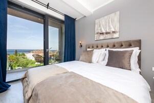 Deluxe Room, Terrace, Sea View | Terrace/patio