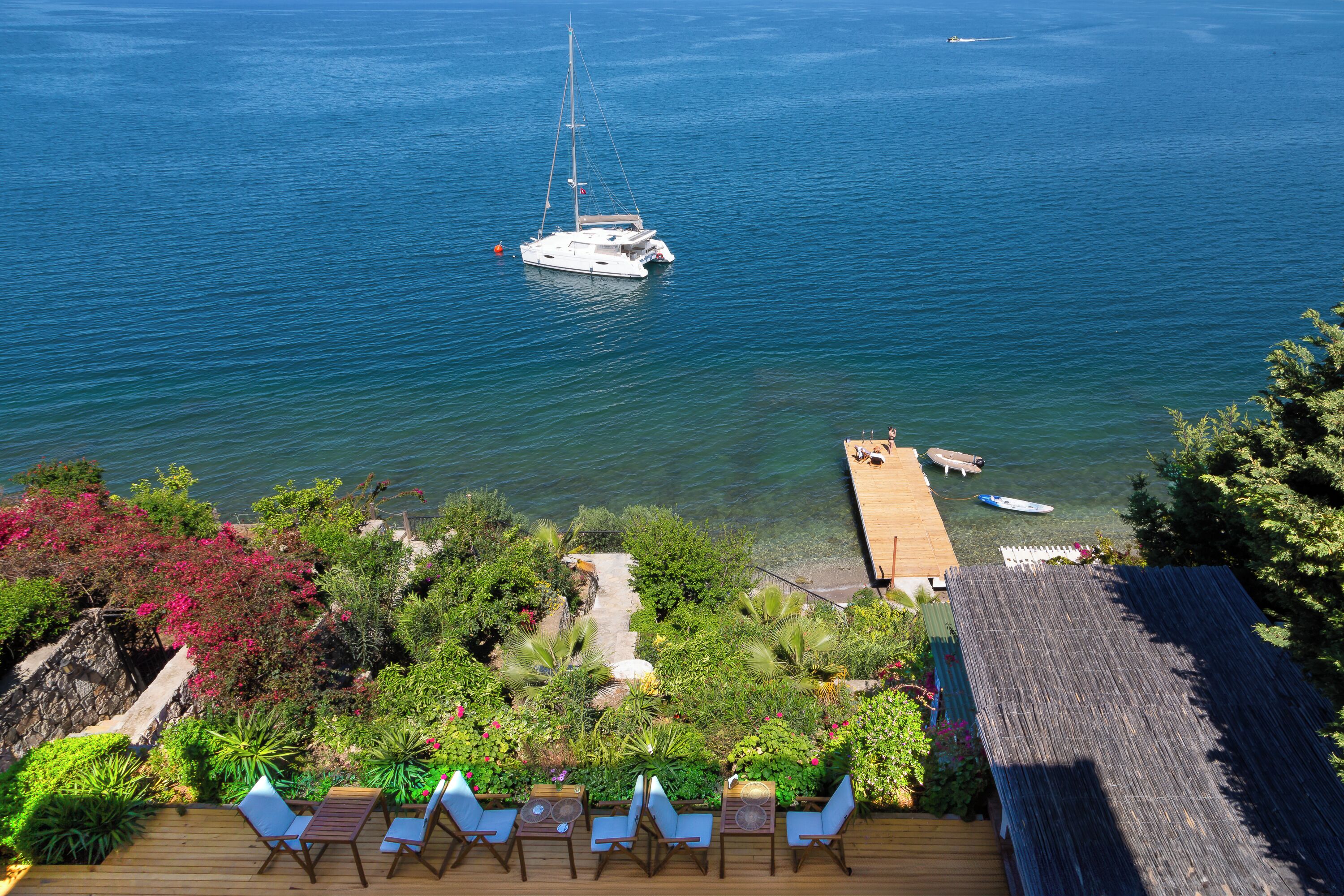 Landudsigt fra overnatningsstedet