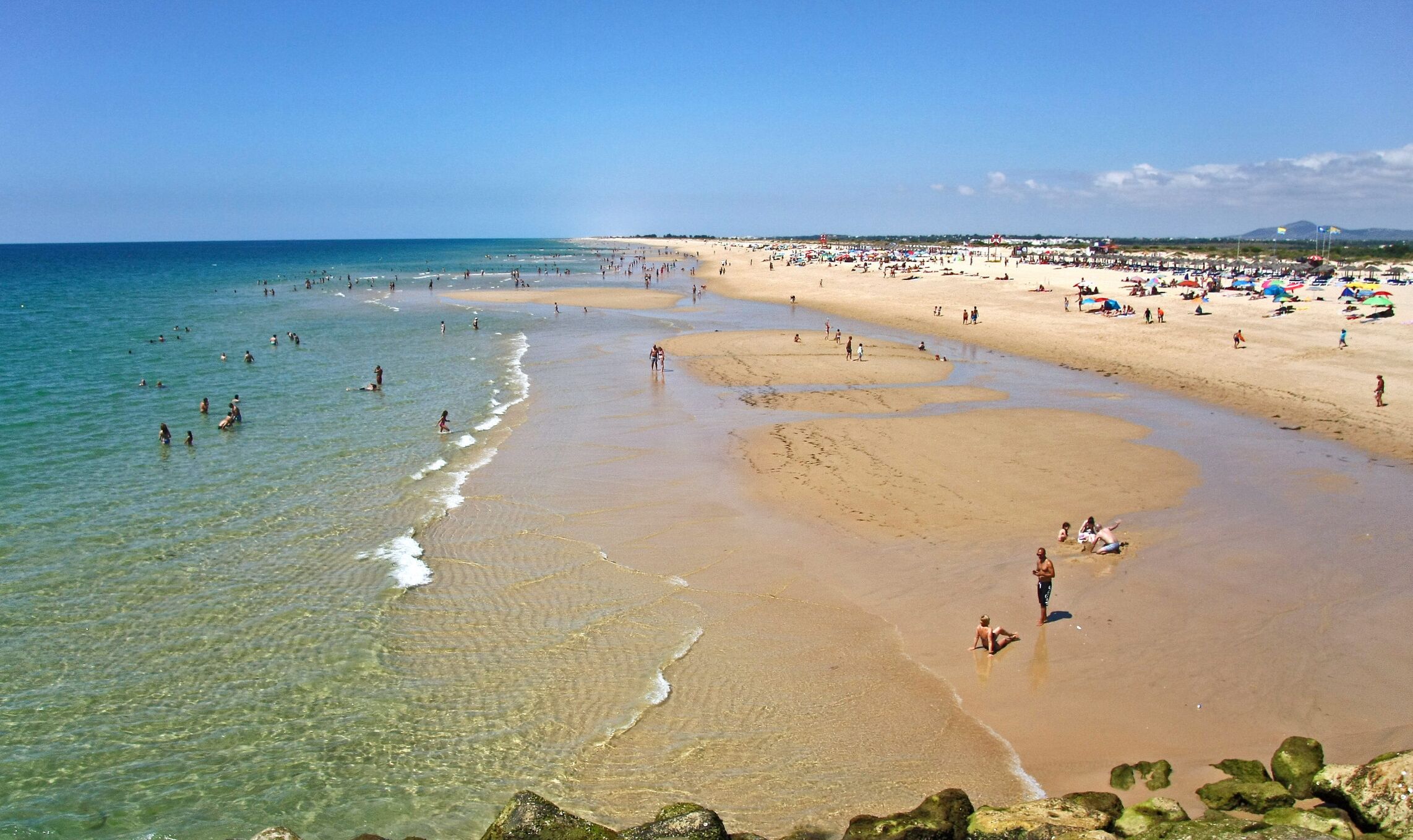 Beach nearby, white sand