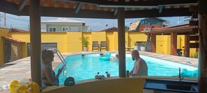 Outdoor pool - Pousada Real Beach house  (Praia Grande)