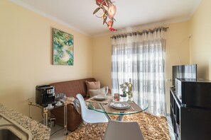 Departamento, 1 habitación, Terraza | Sala de estar