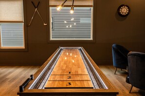 Game room - British Pub-Inspired Home (Charlotte)