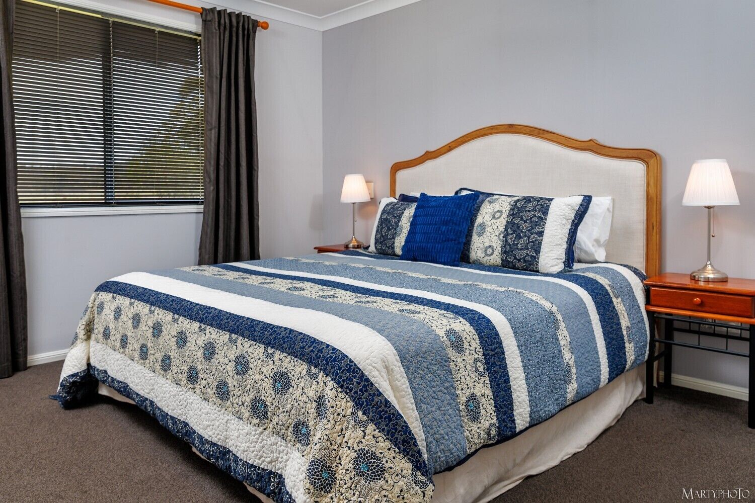 1 غرفة نوم وملاءات أسرّة