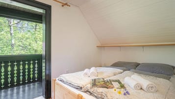 Family Chalet, Multiple Bedrooms, Mountainside (Alpine Chalet Metka at Lake Bohinj) | 4 bedrooms, iron/ironing board, free WiFi, bed sheets
