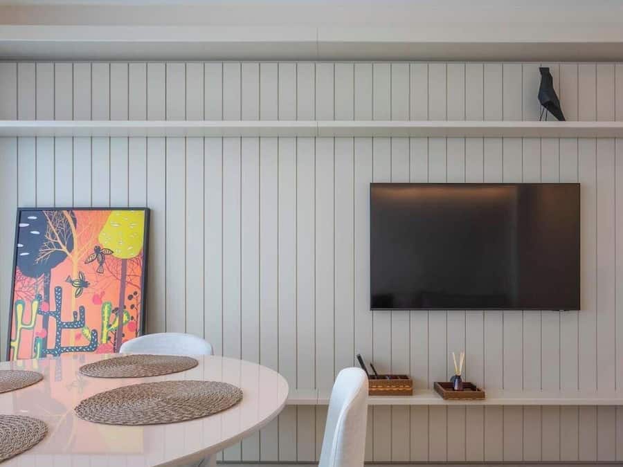 Apartamento luxo | Área de estar | TV 32 polegadas com canais digitais