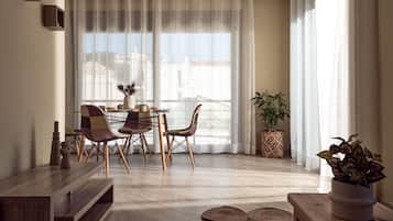 In-room safe, blackout curtains, soundproofing, iron/ironing board