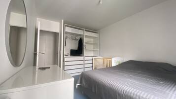 2 chambres, bureau, lit parapluie, Wi-Fi gratuit