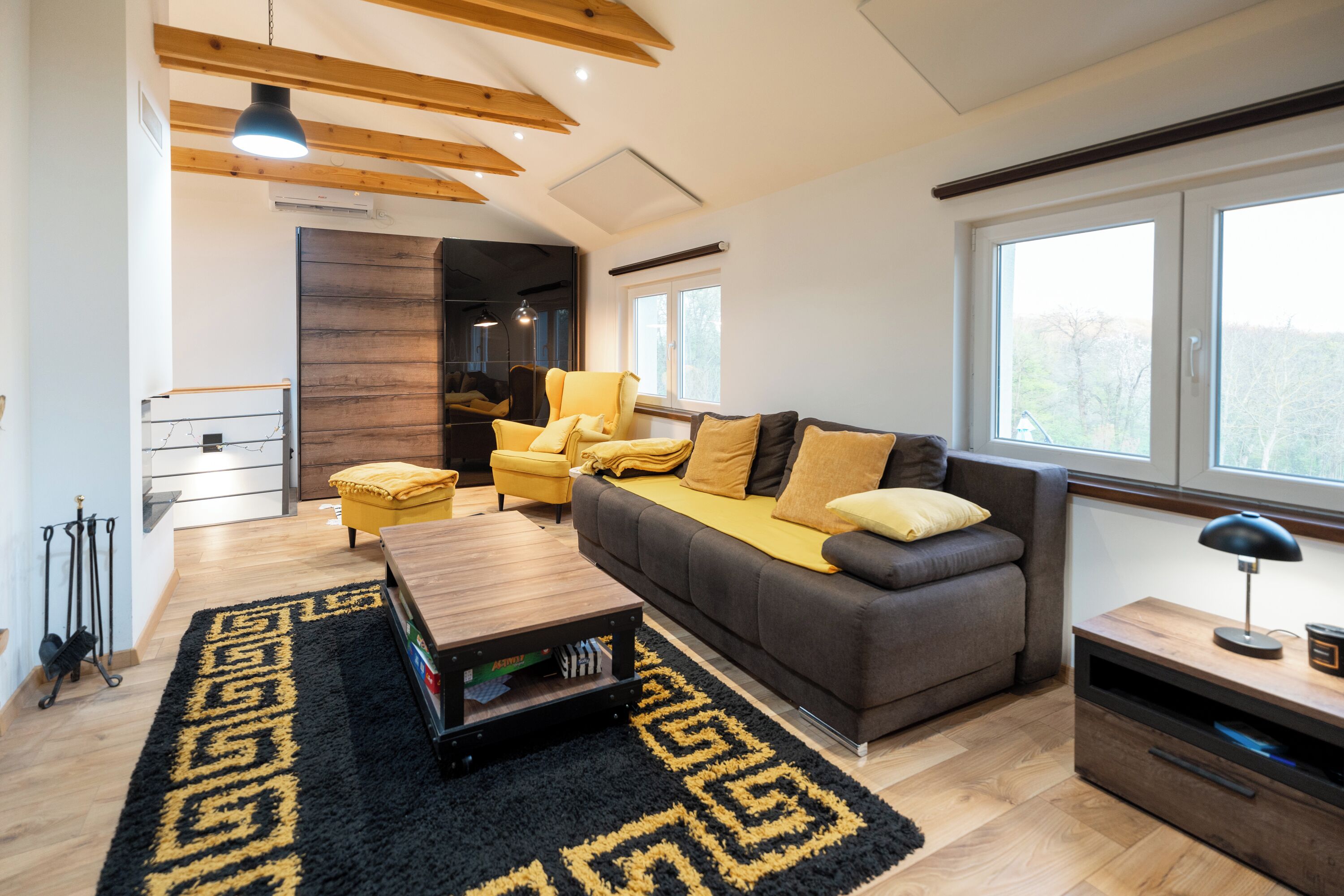 تلفزيون، مدفأة