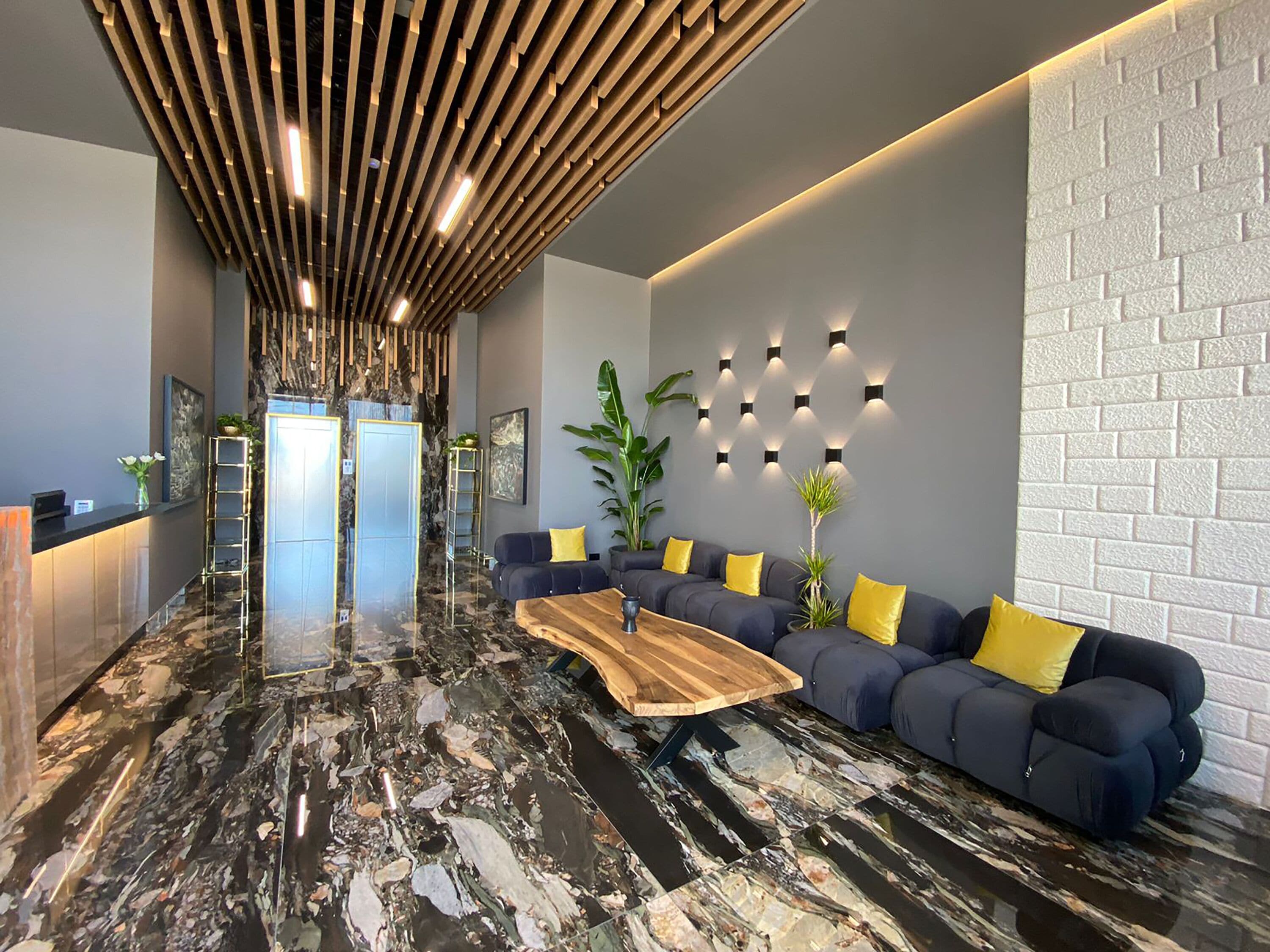 Sala de estar en el lobby