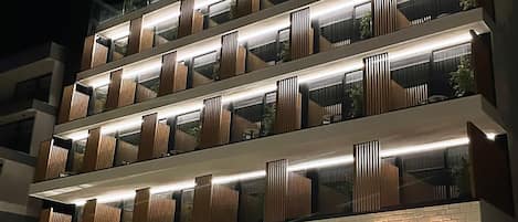 Façade de l’hébergement