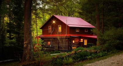 Log Cabin Hot Tub Getaway